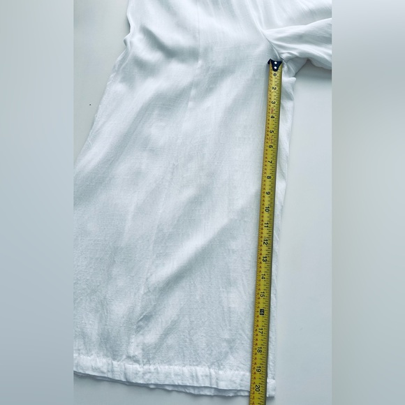 Stolen Hearts white Halter Romper wide leg open back flowy boho summer S - Picture 8 of 11